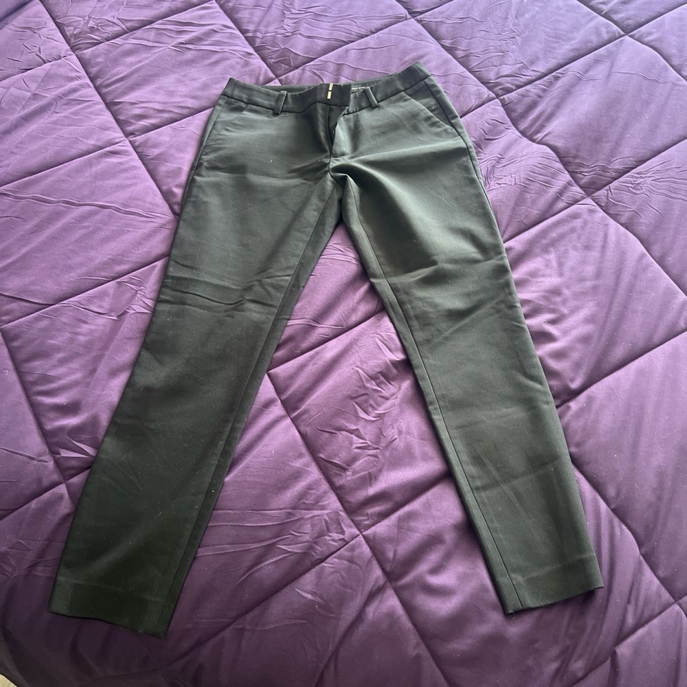 Elegant Black Straight Leg Women's Pants